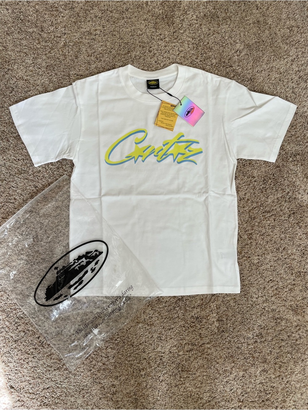 Critz White Short Sleeve Logo Tee